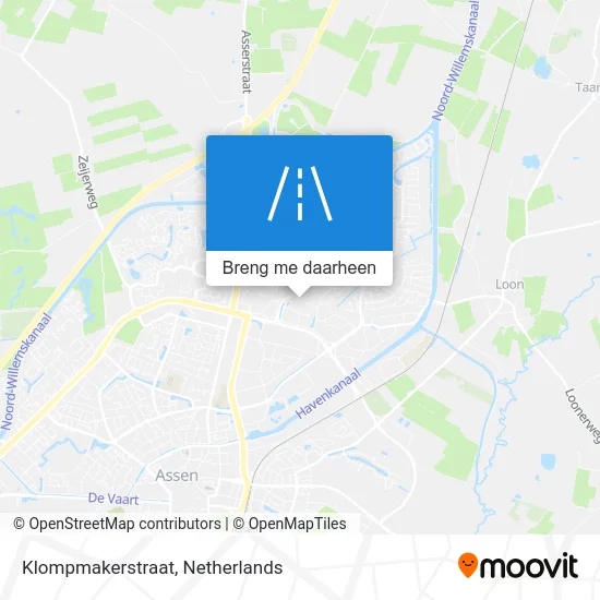 Klompmakerstraat kaart