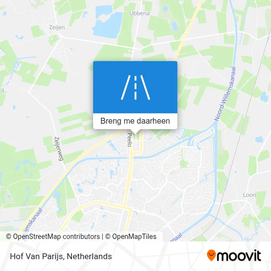 Hof Van Parijs kaart