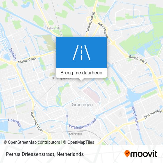Petrus Driessenstraat kaart