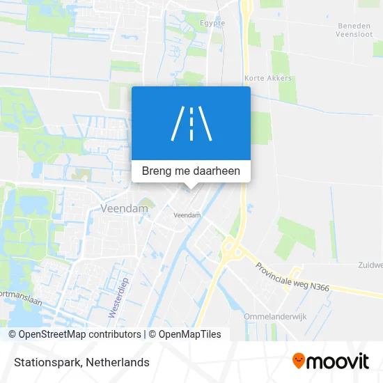 Stationspark kaart