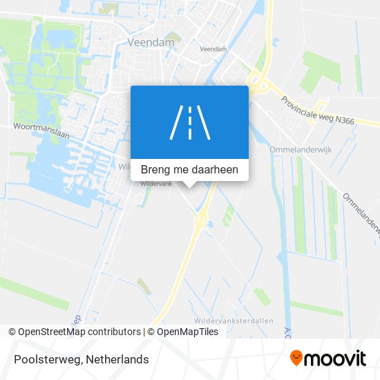 Poolsterweg kaart