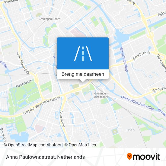 Anna Paulownastraat kaart