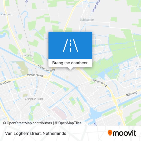 Van Loghemstraat kaart
