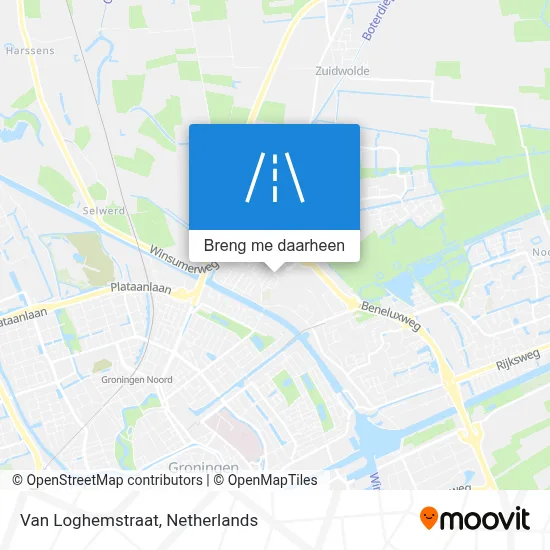 Van Loghemstraat kaart