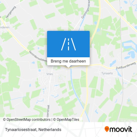 Tynaarlosestraat kaart