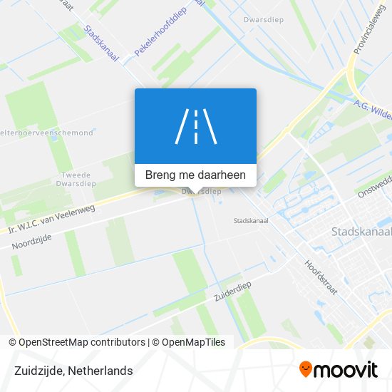 Zuidzijde kaart