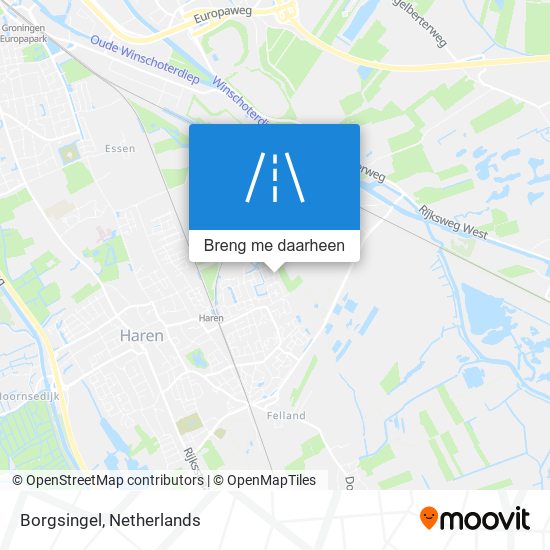 Borgsingel kaart