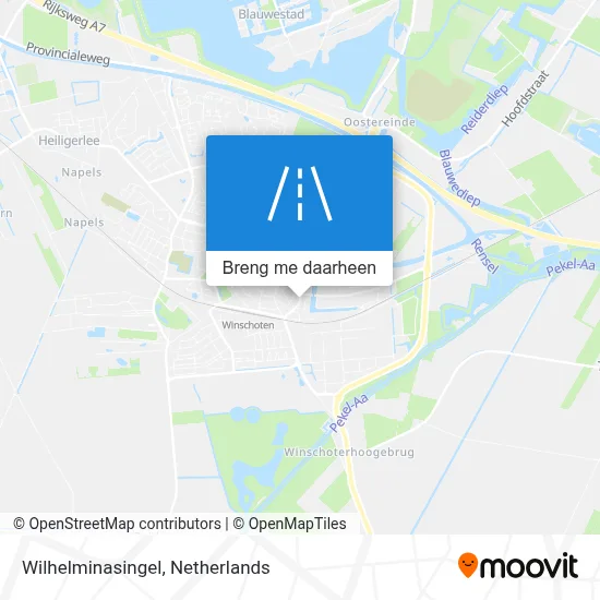Wilhelminasingel kaart