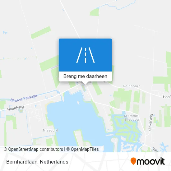 Bernhardlaan kaart