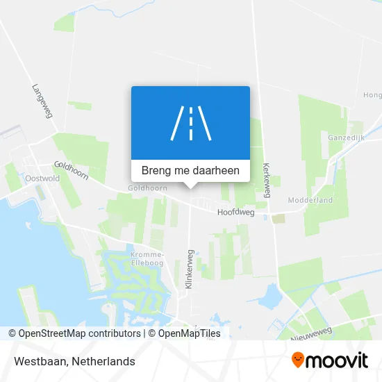 Westbaan kaart