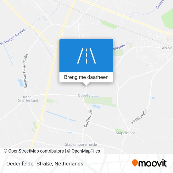 Oedenfelder Straße kaart