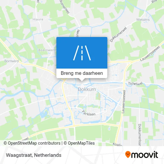 Waagstraat kaart