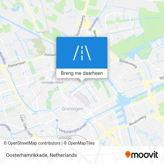 Oosterhamrikkade kaart