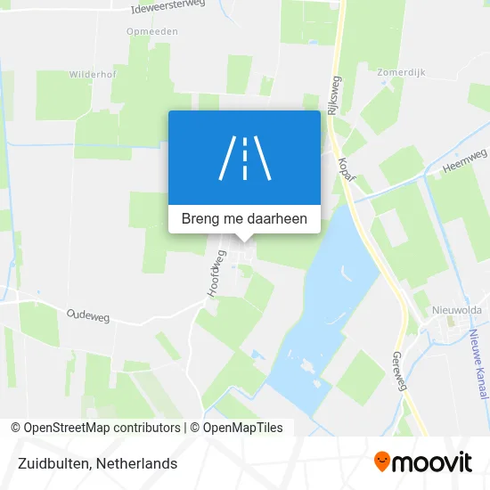Zuidbulten kaart