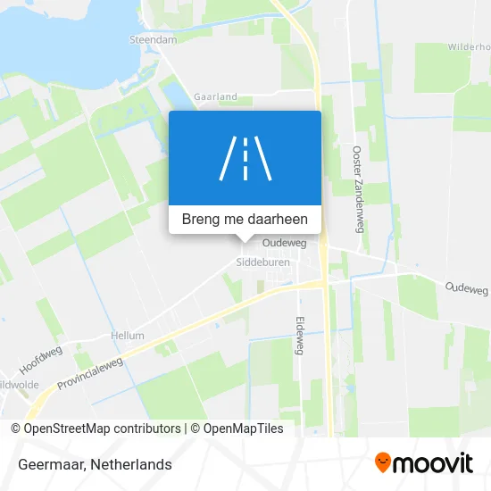 Geermaar kaart