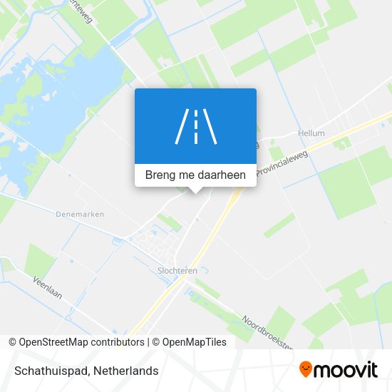 Schathuispad kaart