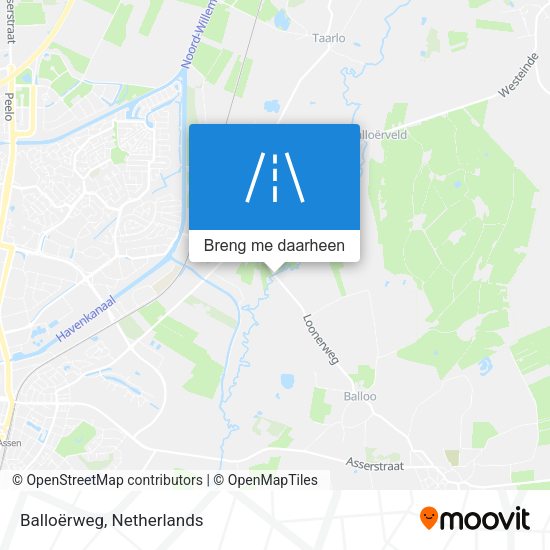 Balloërweg kaart