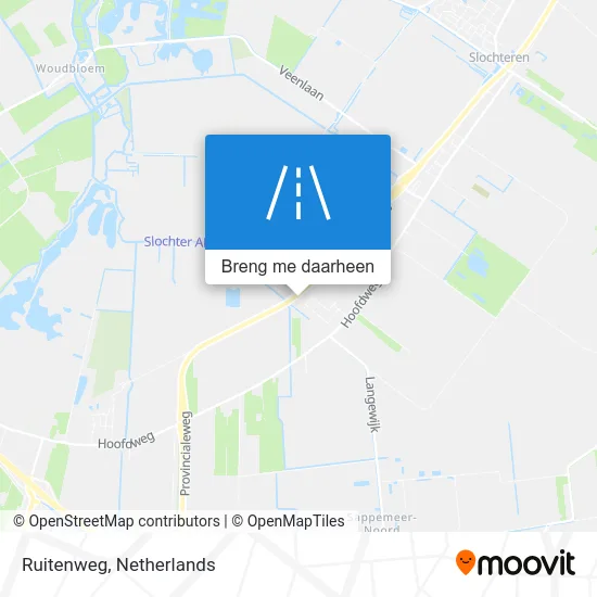 Ruitenweg kaart