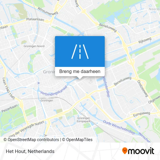 Het Hout kaart