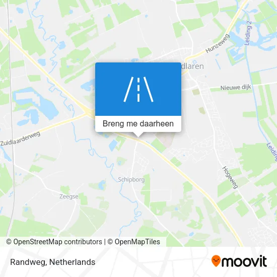 Randweg kaart