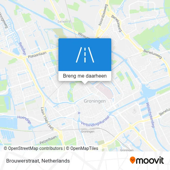 Brouwerstraat kaart