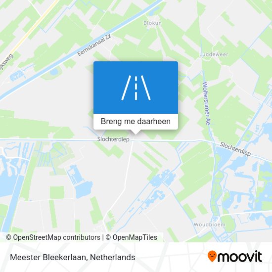 Meester Bleekerlaan kaart