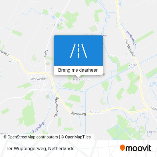 Ter Wuppingerweg kaart
