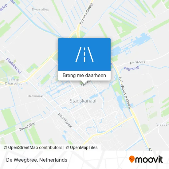 De Weegbree kaart