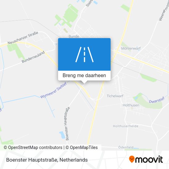 Boenster Hauptstraße kaart
