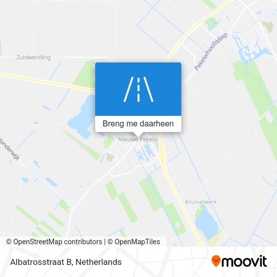 Albatrosstraat B kaart