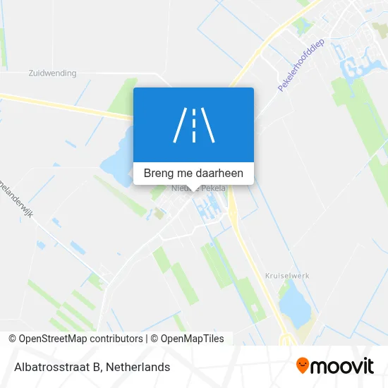 Albatrosstraat B kaart