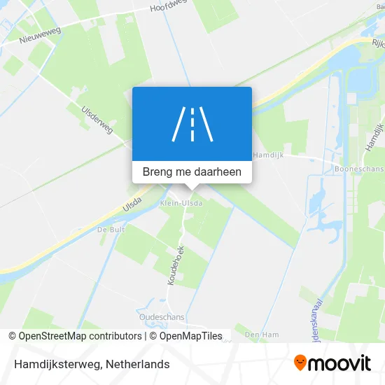 Hamdijksterweg kaart