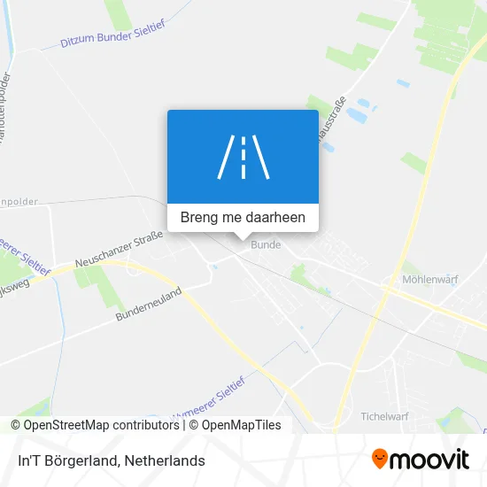 In'T Börgerland kaart