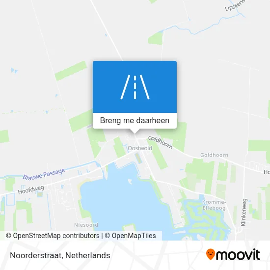 Noorderstraat kaart