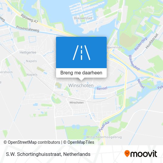 S.W. Schortinghuisstraat kaart
