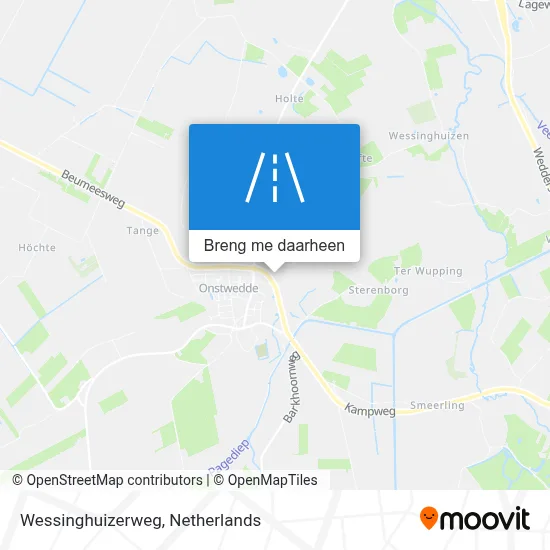 Wessinghuizerweg kaart