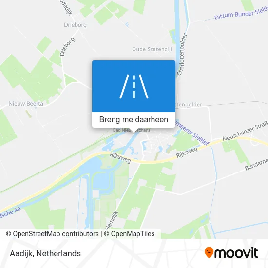 Aadijk kaart