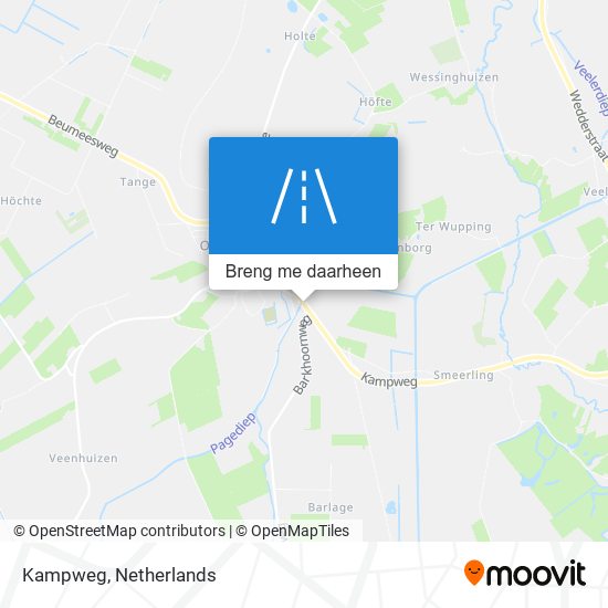 Kampweg kaart