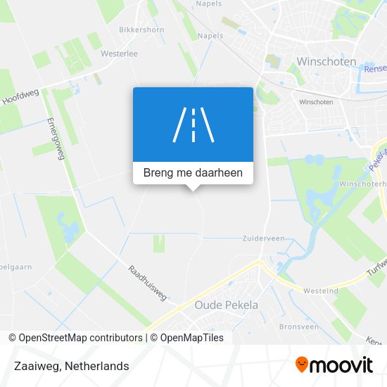 Zaaiweg kaart