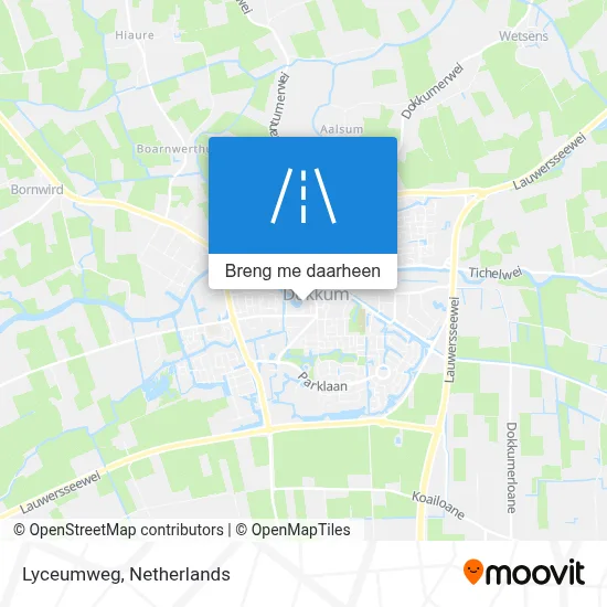 Lyceumweg kaart