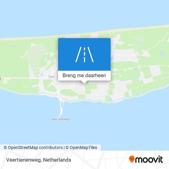 Veertienenweg kaart