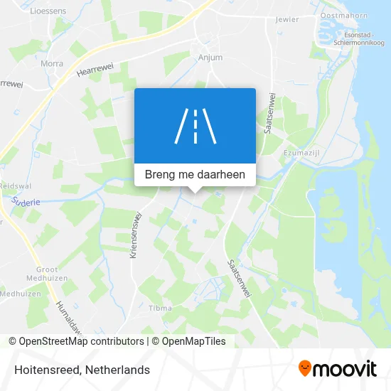 Hoitensreed kaart