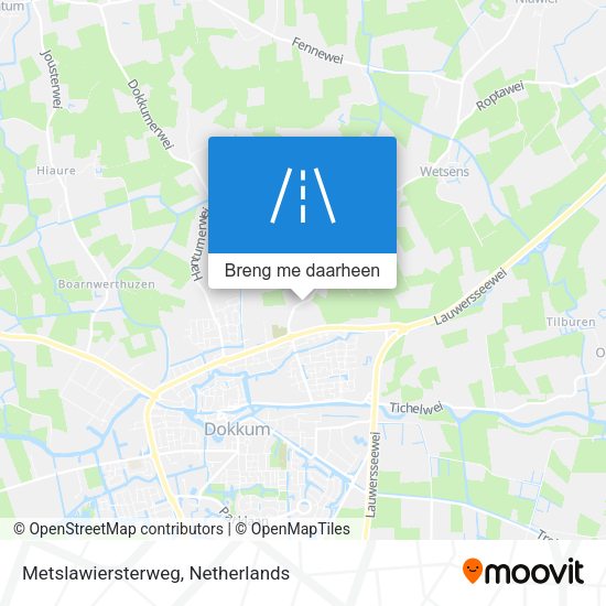 Metslawiersterweg kaart