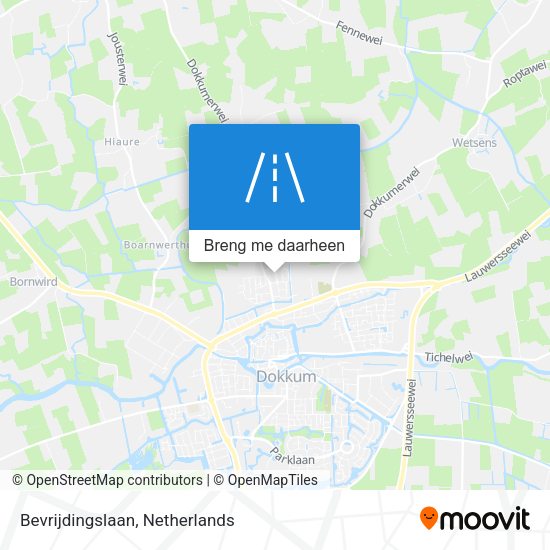 Bevrijdingslaan kaart