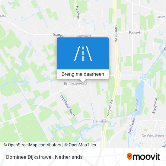 Dominee Dijkstrawei kaart