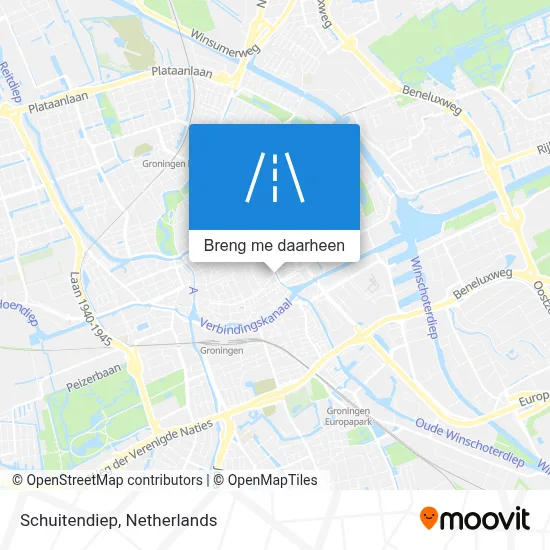 Schuitendiep kaart