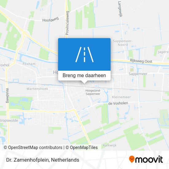 Dr. Zamenhofplein kaart