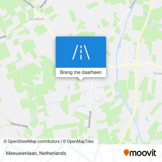 Meeuwenlaan kaart