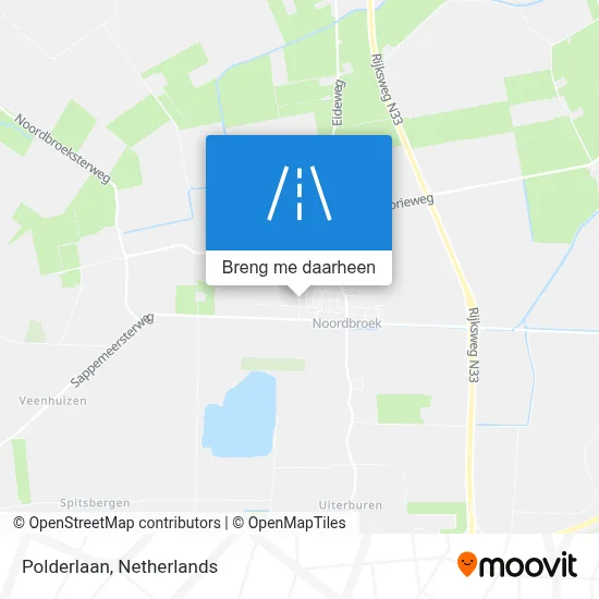 Polderlaan kaart