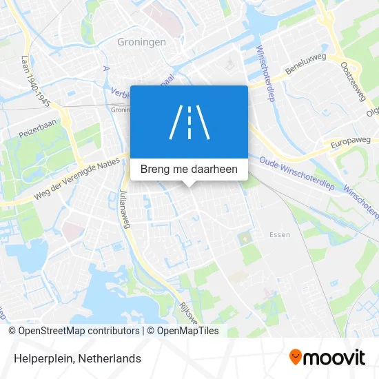 Helperplein kaart